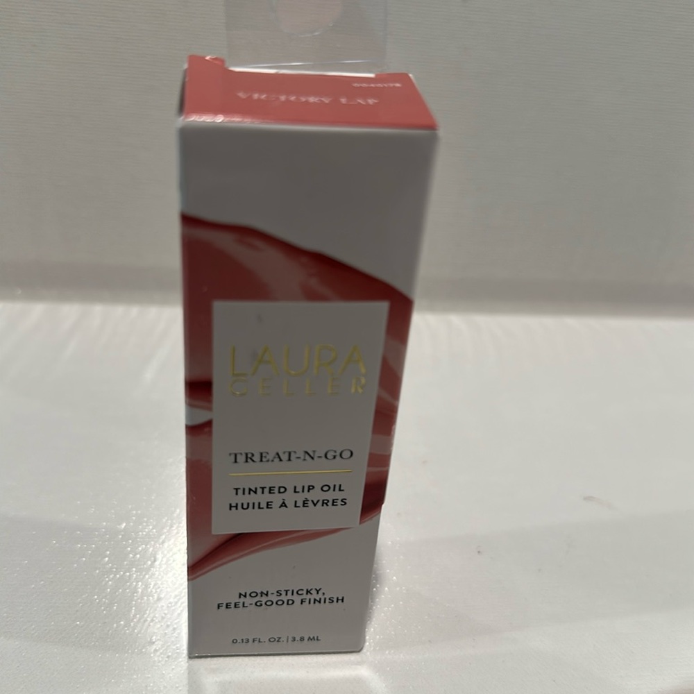 Laura Geller VICTORY LAP Treat N Go Tinted Lip Oil w/Non Sticky Feel Good Finish